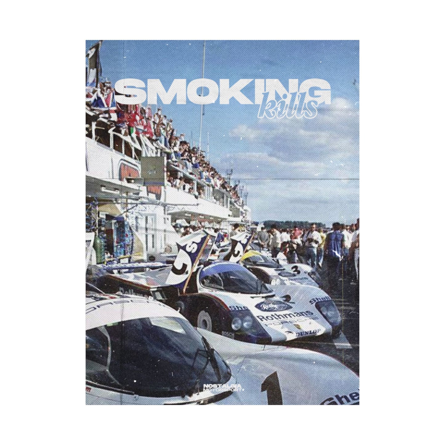 Le Mans Smoking Kills Poster