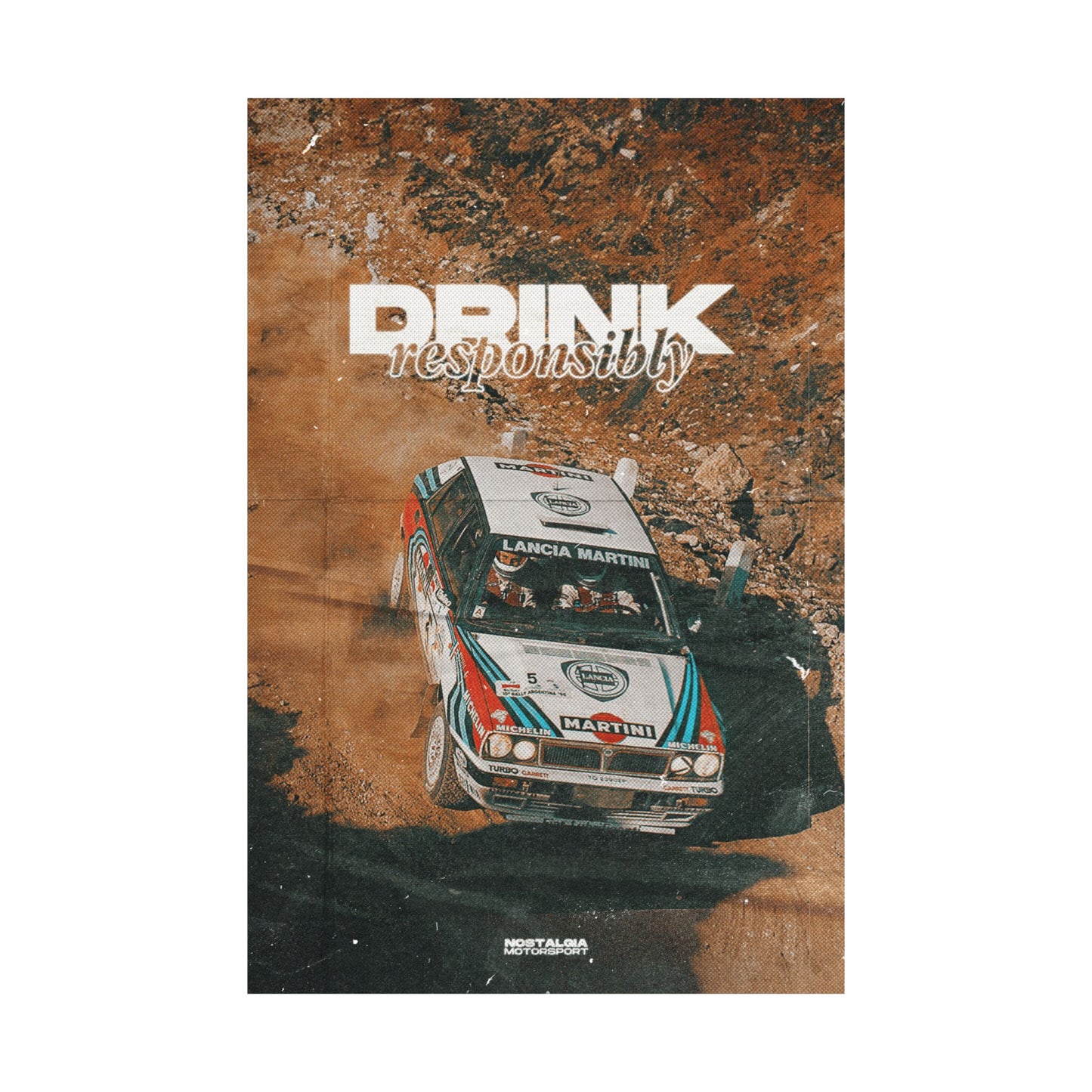 Lancia Drink Responsibly Poster