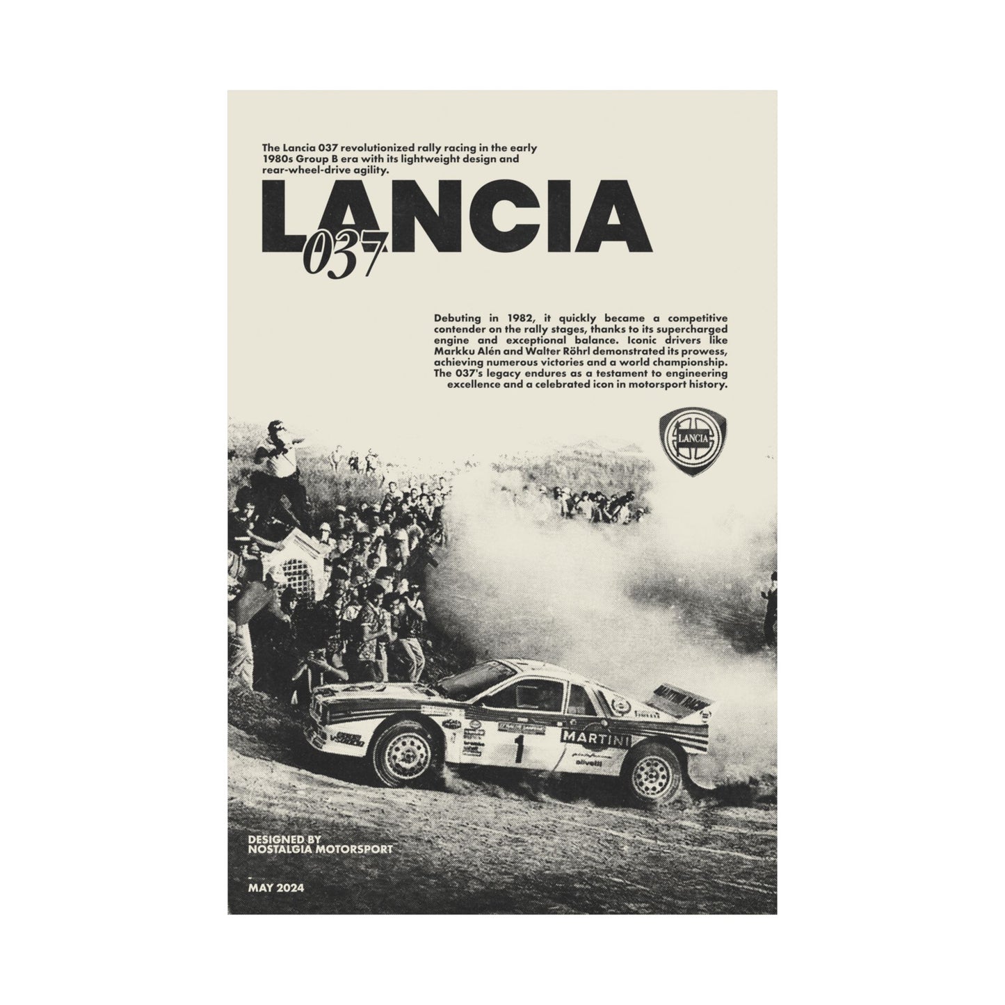 Lancia 037 Poster