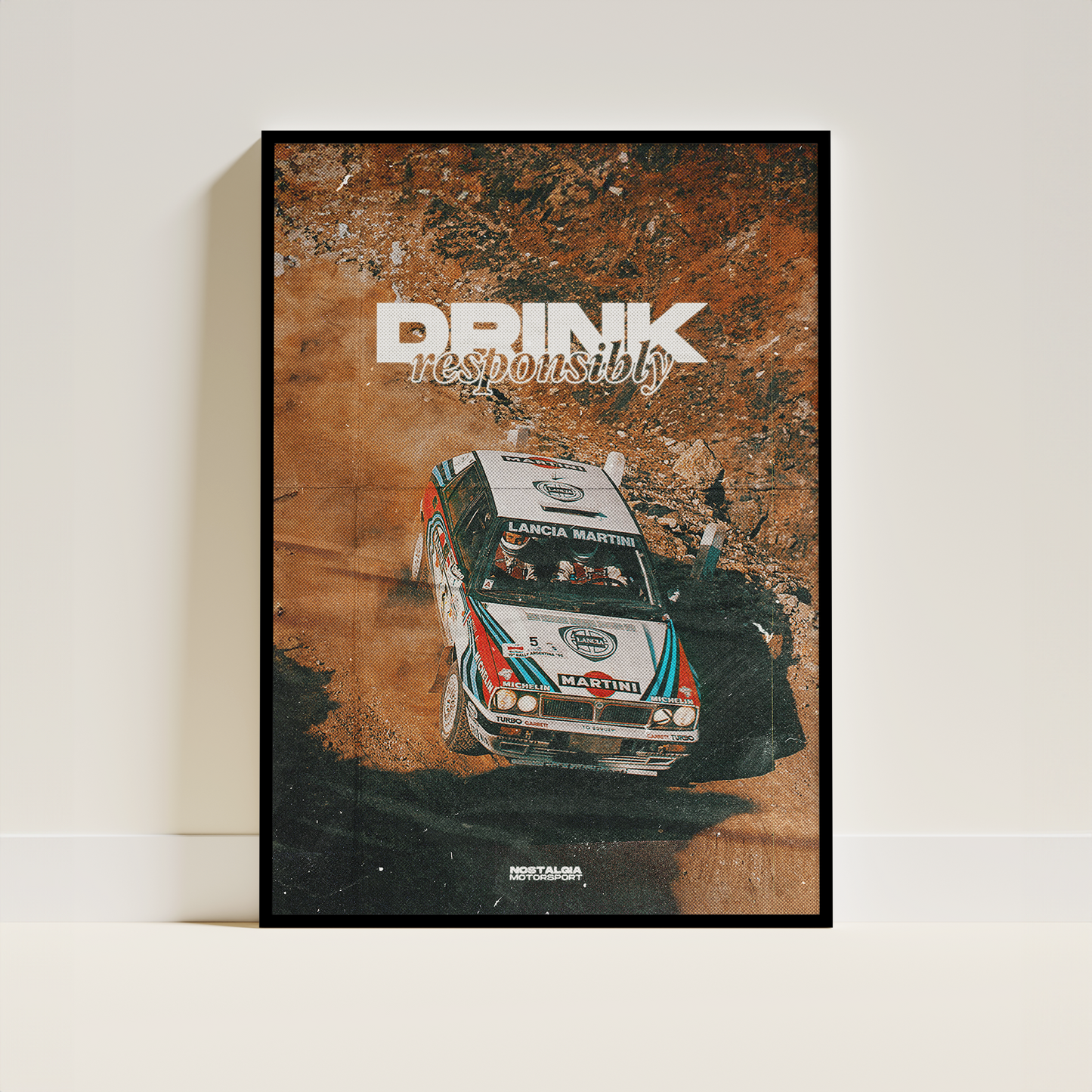 Lancia Drink Responsibly Poster