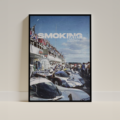 Póster de Le Mans Fumar mata