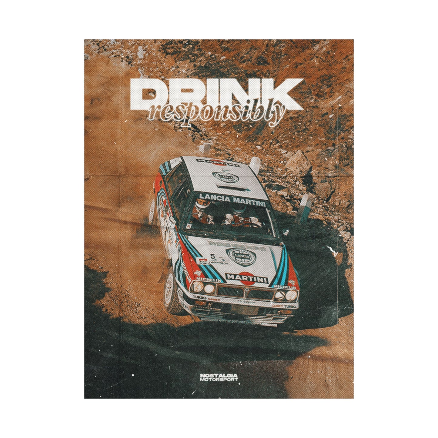 Lancia Drink Responsibly Poster