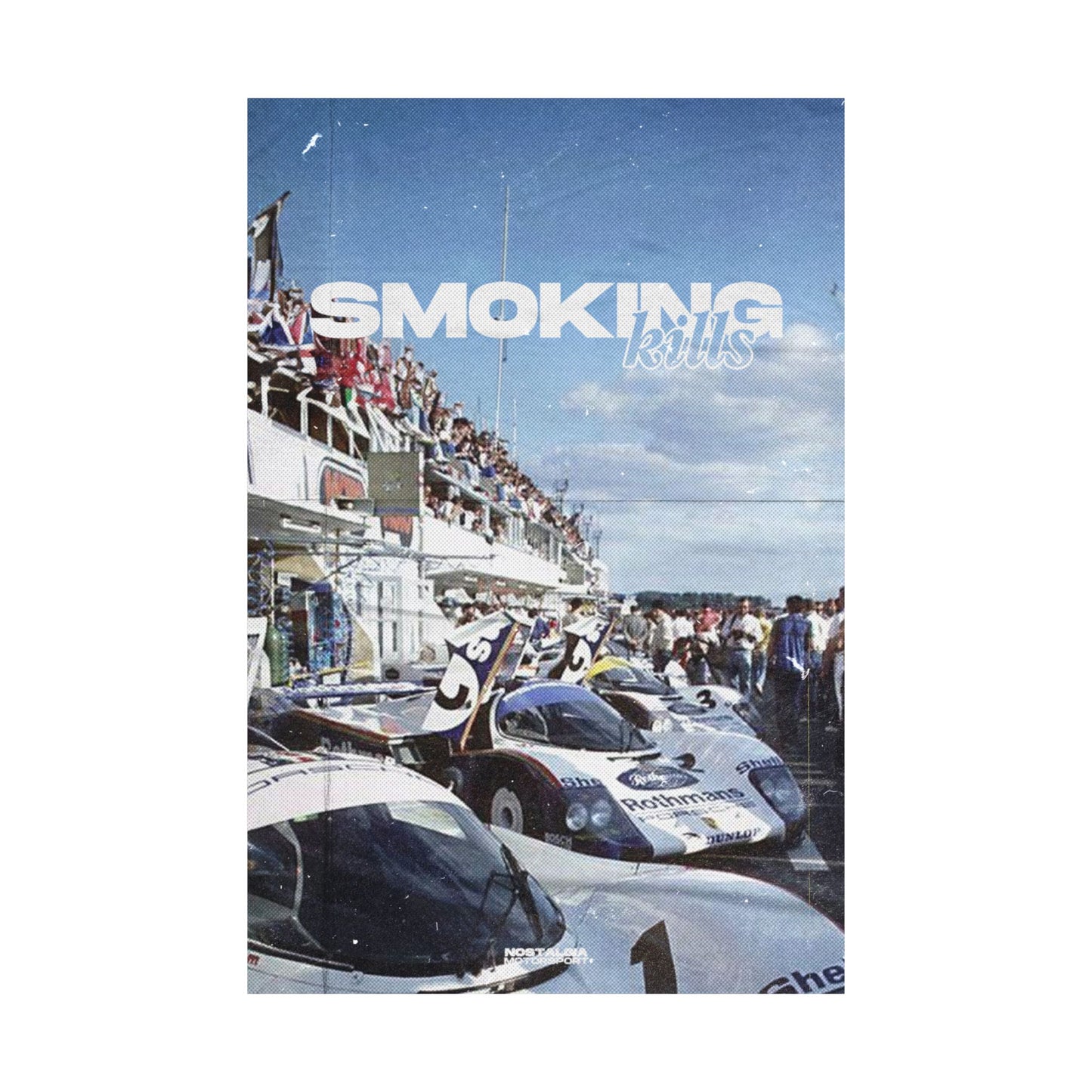 Le Mans Smoking Kills Poster