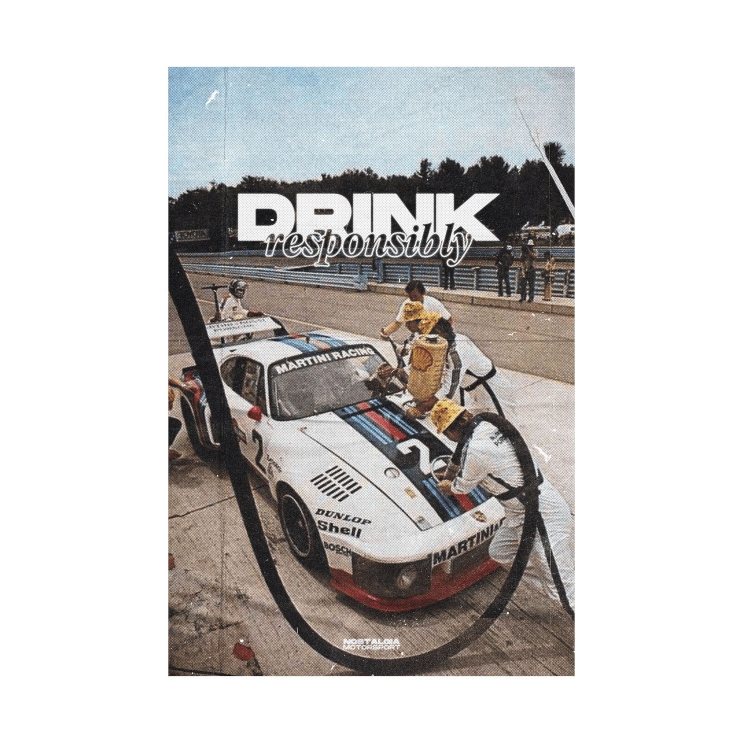 Porsche Drink Responsibly Poster